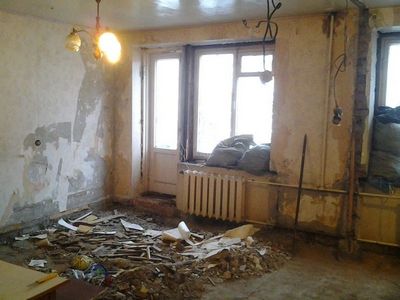 Демонтаж квартиры однокомнатной