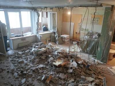 Демонтаж квартиры в брежневке